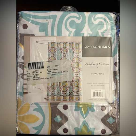 Madison Park Shower Curtain NEW in packaging - Picture 2 of 4
